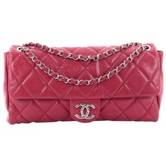 Chanel Nature Flap Bag Quilted Glazed Caviar Large