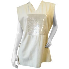 1980s Gianni Versace Calfskin Sequin Vest 