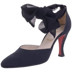 Christian Louboutin  Douce Du Desert Black Evening Shoes