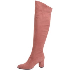 O l'Autre Chose Dark Dusty Rose Thigh High Boots