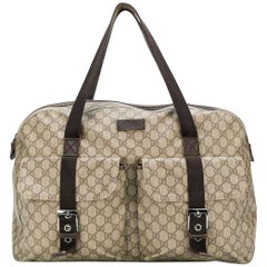 Gucci Vintage Monogram Travel Duffle Bag