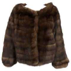  Natural sable jacket S J Glaser furs New York 1960s