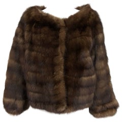 Used  Natural sable jacket S J Glaser furs New York 1960s