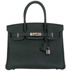 Hermes Birkin 30 Vert Anglais Togo