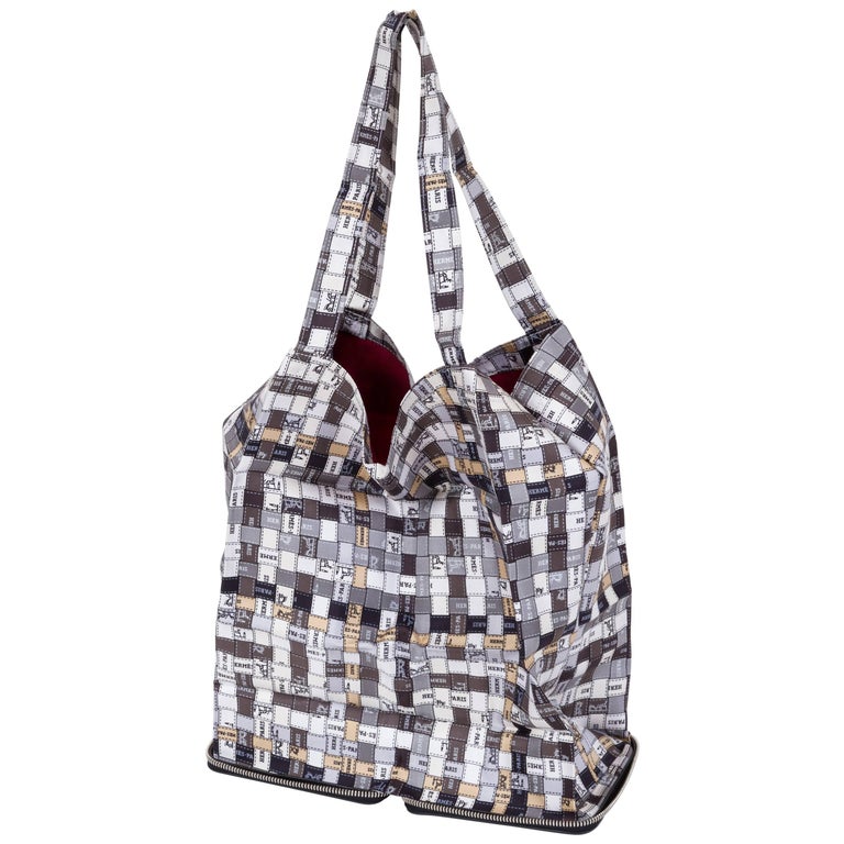 Hermes Vintage Aline XL Canvas Tote Bag at 1stdibs