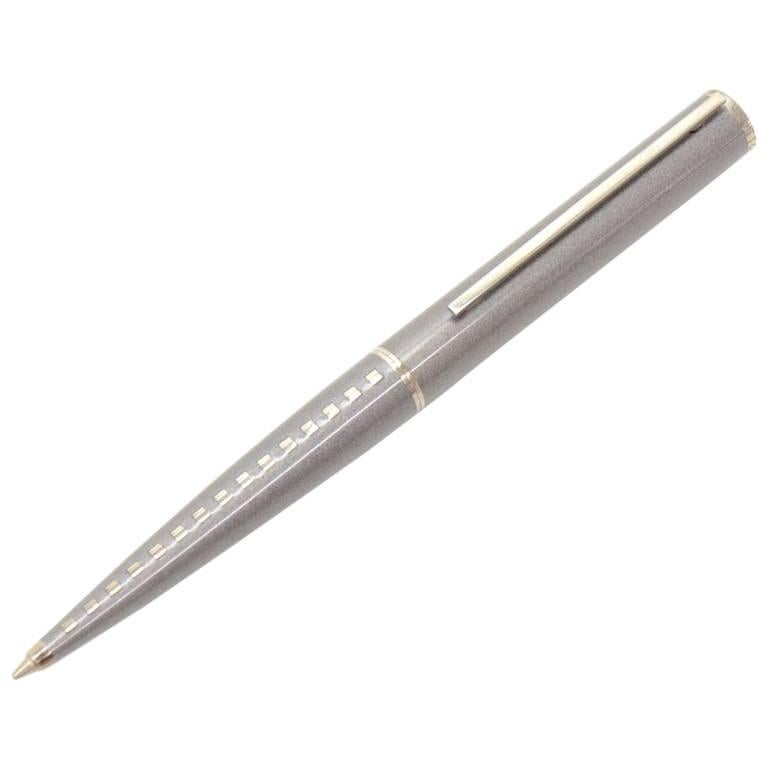 Louis Vuitton Jet Ligne Gray Silver Color Mechanical Pencil  For Sale