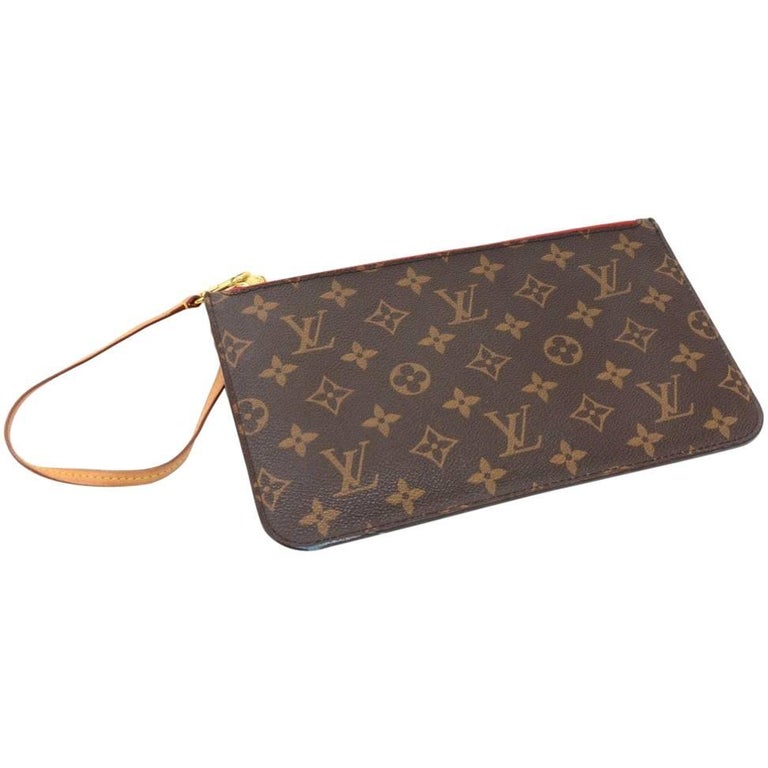 Louis Vuitton Monogram Canvas Pouch For Neverfull Bag at 1stDibs