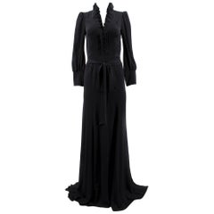 Gucci Black Silk Gown