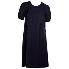 Purple Burberry Empire Waist Dress