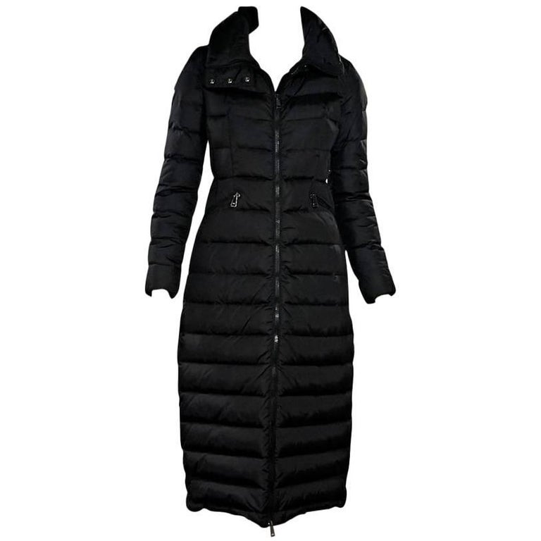 Black Moncler Long Puffer Coat at 1stDibs | moncler long coat