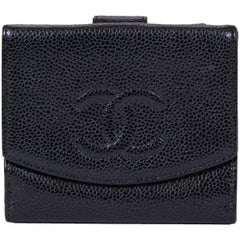 Chanel Black Caviar Bifold Wallet