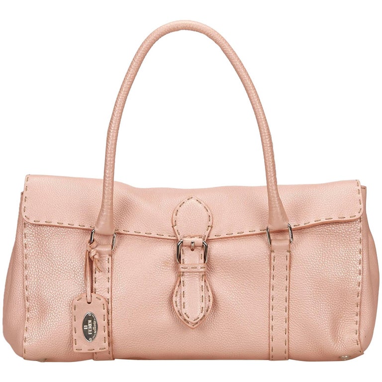 Fendi Pink Linda Handbag For Sale at 1stdibs