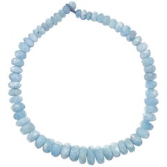 Aquamarine Beaded Necklaces