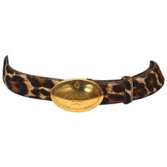 Prada Leopard Belt