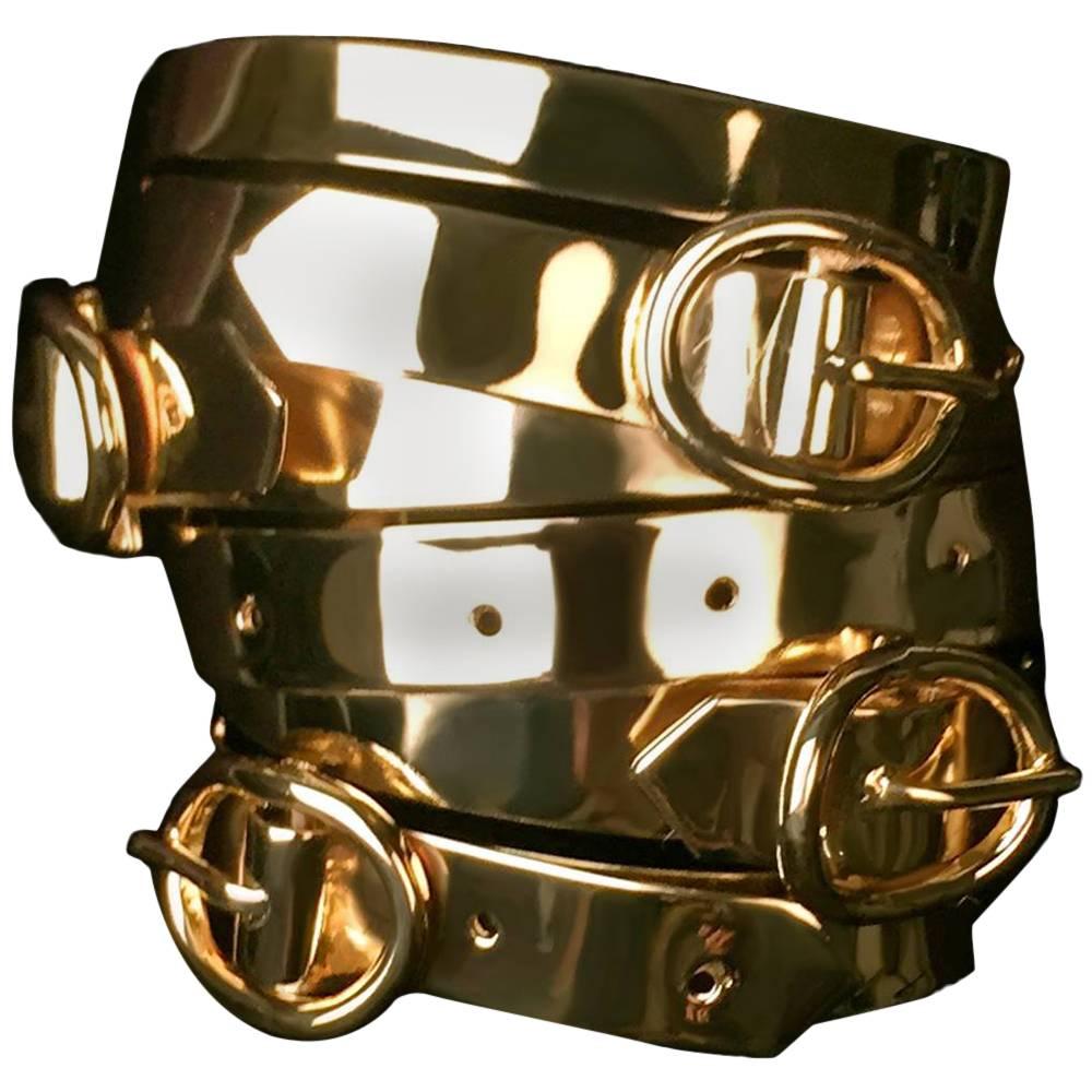 Ambre et Louise Gold Buckle Cuff