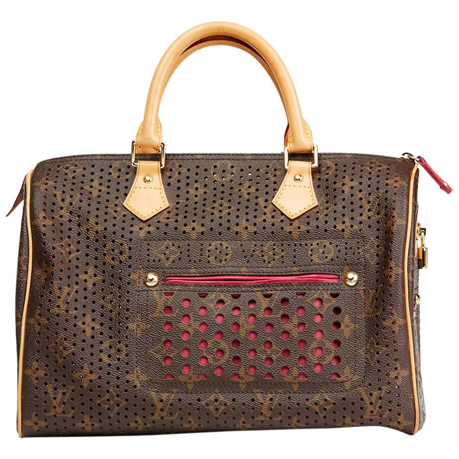 Louis Vuitton Perforated Speedy 30 - For Sale on 1stDibs