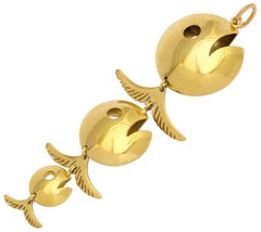 Italian 18 kt Gold Fish Pendant Italian 18 kt Gold Fish Pendant