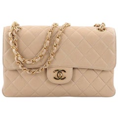 Chanel Vintage Double Sided Flap Bag Quilted Lambskin Small 