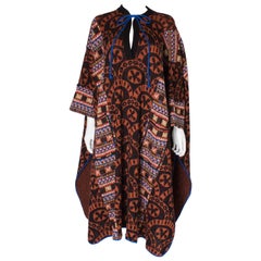 Vintage Bill Gibb Poncho Coat with Pockets