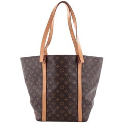 Louis Vuitton Shopping Sac Handbag Monogram Canvas MM 