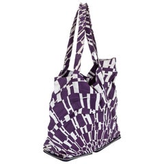 Hermes Black and Purple Silky Pop Bag