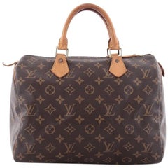 Louis Vuitton Speedy Handbag Monogram Canvas 30