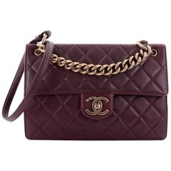 Chanel Retro Class Flap Bag Quilted Caviar Large