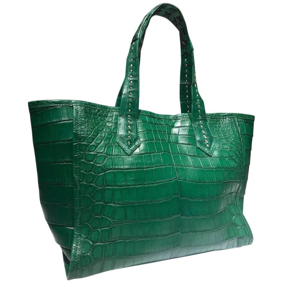 Ana Switzerland  Crocodile Tote  bag  For Sale