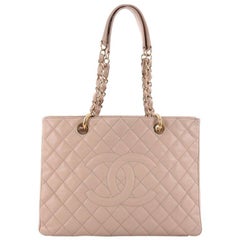 Chanel Grand Shopping Tote Quilted Caviar