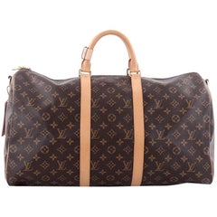 Louis Vuitton Keepall Bandouliere Bag Monogram Canvas 50
