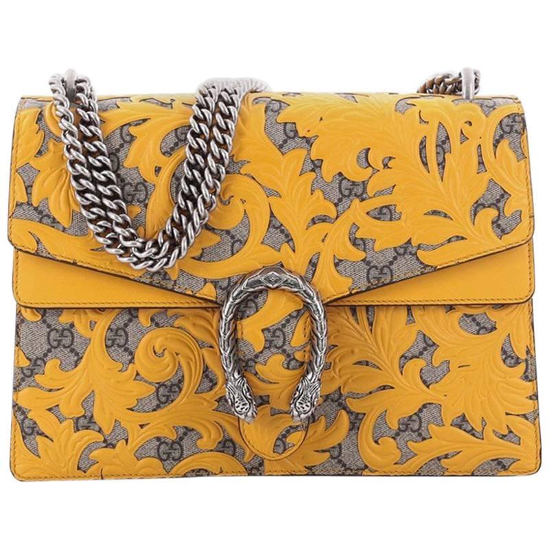 Gucci Dionysus Handbag Arabesque GG Coated Canvas Medium