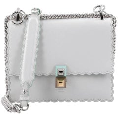 Fendi Kan I Handbag Leather Small