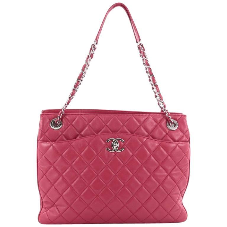 Chanel Quilted Lambskin Medium 3 Tote 