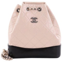 Used Chanel Gabrielle Backpack Quilted Calfskin Small