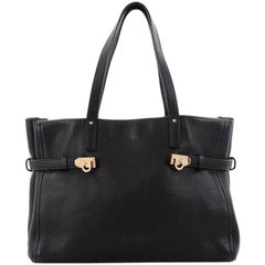  Salvatore Ferragamo Nencia Tote Leather East West 