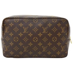 Retro Louis Vuitton Trousse Toilette 28 Monogram Canvas Cosmetic Pouch