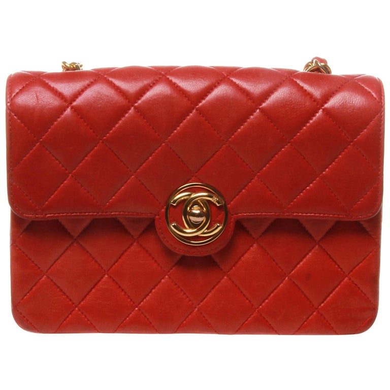 Chanel Vintage Red Mini Classic Flap Bag at 1stDibs chanel red mini flap bag, chanel red