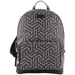 Gucci Zip Pocket Backpack Caleido Print GG Coated Canvas Medium