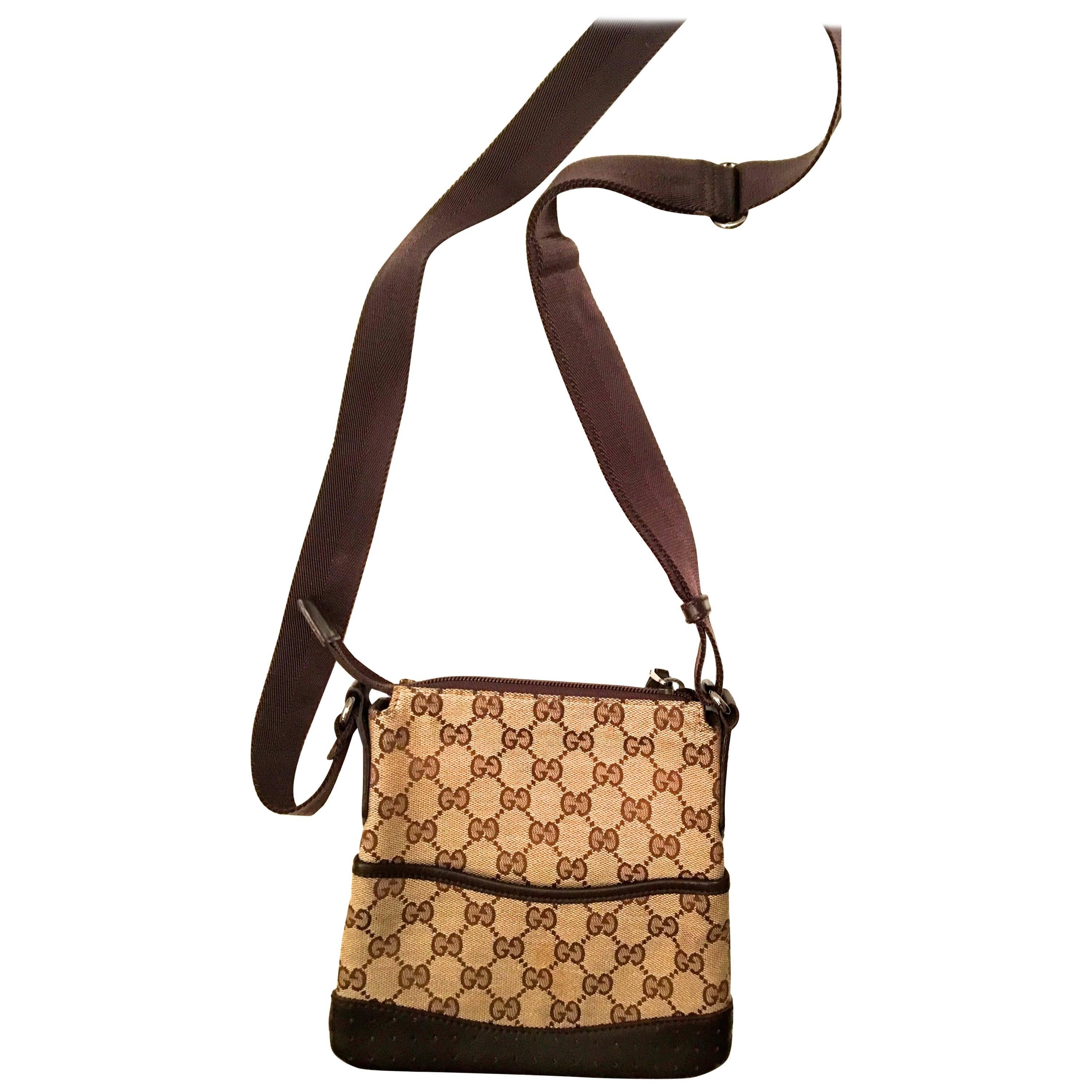 Gucci Iconic Pattern Crossbody Messenger Bag