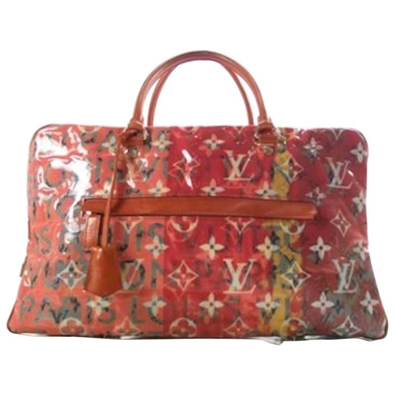 Louis Vuitton Limited Edition Monogram Large Travel Carryall Tote Duffle Bag