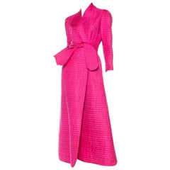 Vintage 1970s Lightweight Quilted Silk Coat