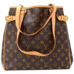 Louis Vuitton Batignolles Vertical Monogram Canvas Shoulder Hand Bag