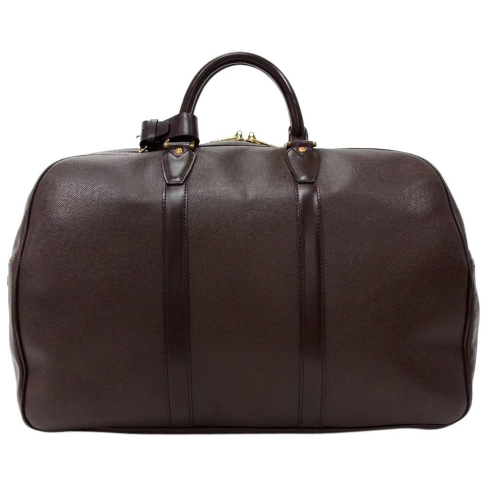 Louis Vuitton Kendall PM Burgundy Taiga Leather Travel Bag
