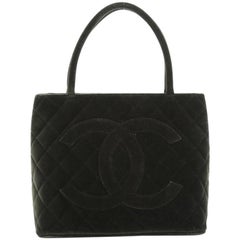 Chanel Medallion Tote Quilted Velvet