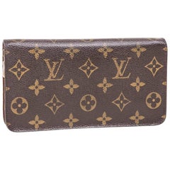 LOUIS VUITTON Wallet in Brown Monogram Coated Canvas