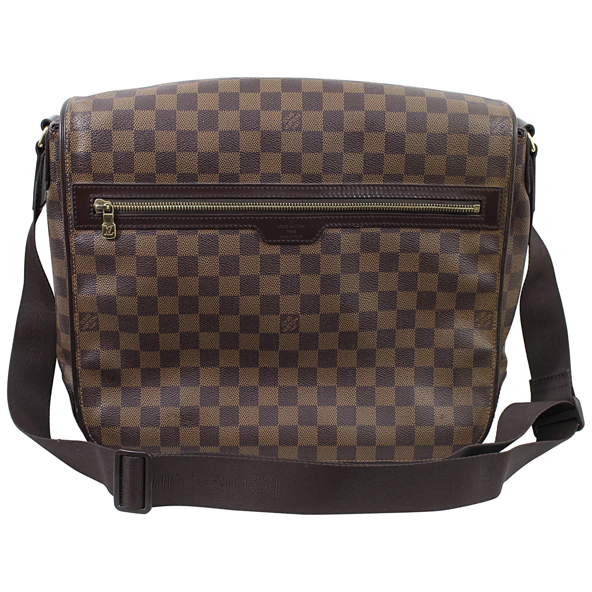 Louis Vuitton Damier Eeben Spencer Crossbody Bag / Briefcase For Sale