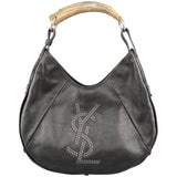 Saint Laurent Mombasa Handbag Black Hair