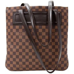 Louis Vuitton Clifton Ebene Damier Canvas Tote Hand Bag