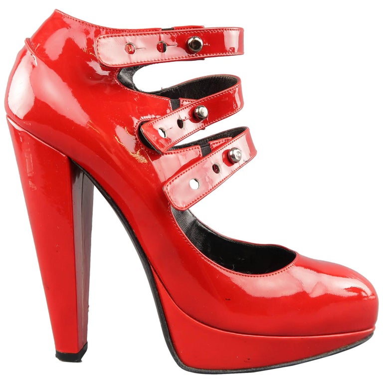 multi strap pumps