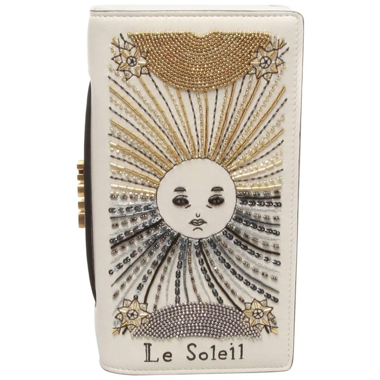Dior "Le Soleil" Tarot Pouch Clutch at 1stDibs | dior tarot clutch,  christian dior le soleil bag, dior tarot card clutches